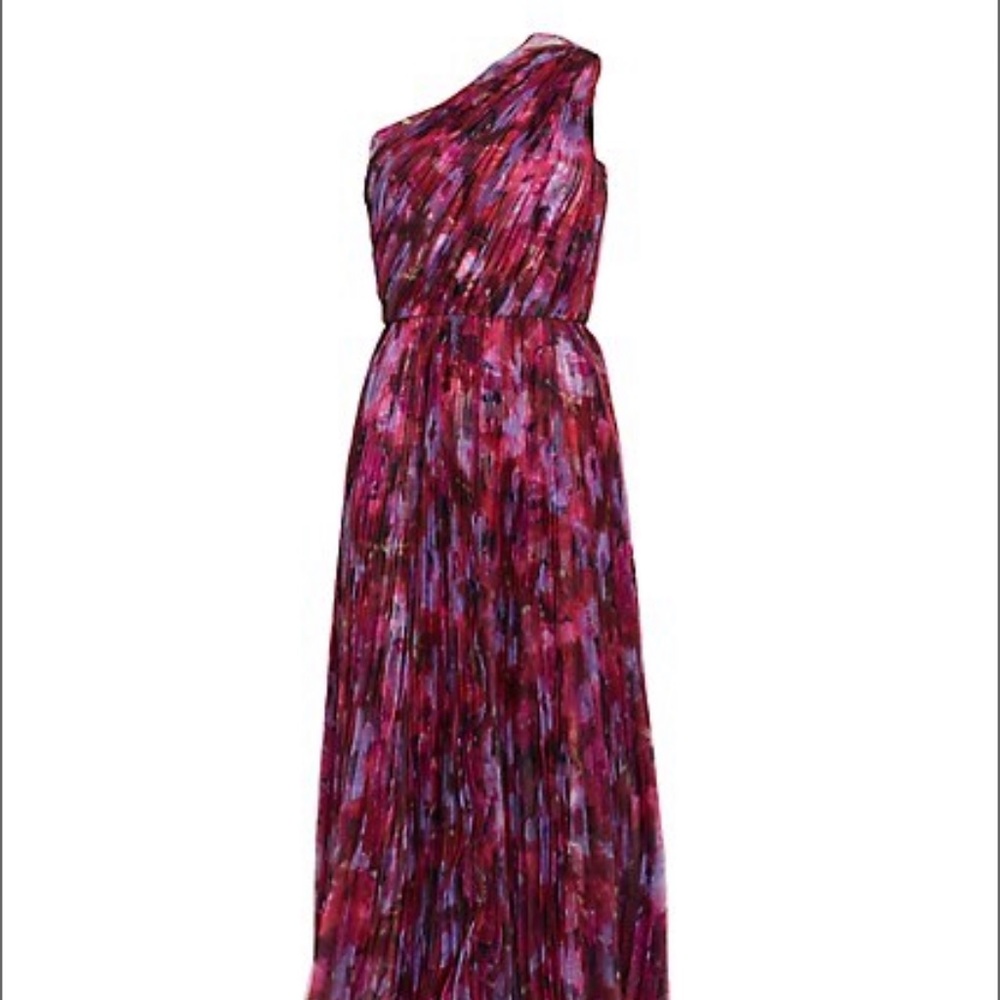 Martina Organza One-Shoulder Gown